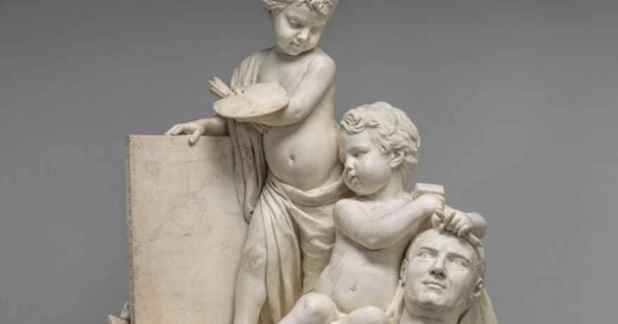 La Scultura del giorno: l’Allegoria della Pittura e della Scultura di&nbsp;Tassaert