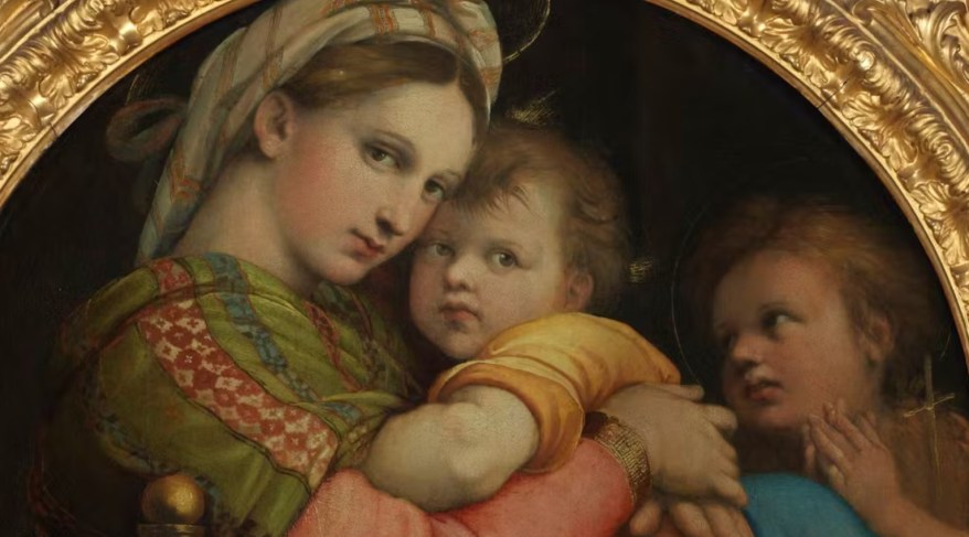 Il Dipinto del giorno: la Madonna della Seggiola di Raffaello e quella cornice non più&nbsp;originale