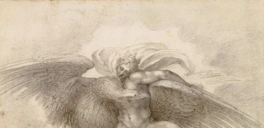 Il Ratto di Ganimede e il mio Tommaso che guardava quel disegno due ore al&nbsp;giorno