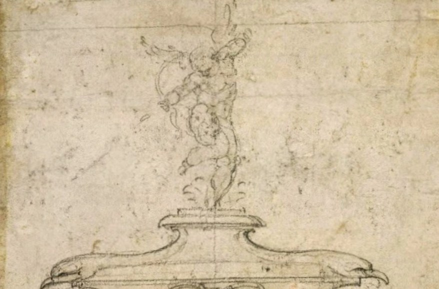 Il mio disegno della saliera con Cupido per Francesco Maria della&nbsp;Rovere