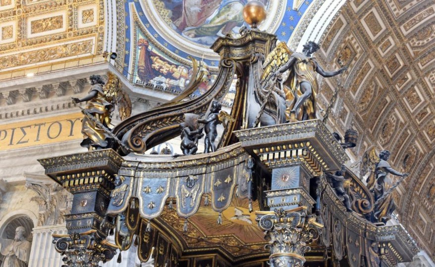 1 agosto 1626: ultimata la fusione delle colonne del Baldacchino del&nbsp;Bernini