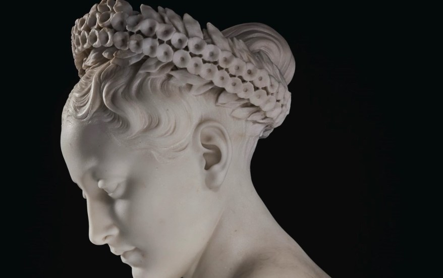 La Scultura del giorno: il busto di Louise Engels come Flora di&nbsp;Rauch