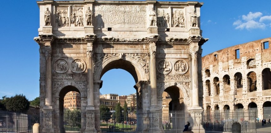 Arco di Costantino: danneggiato da un&nbsp;fulmine