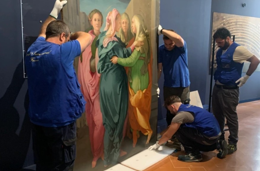 La Visitazione di Pontormo a Poggio a Caiano: FOTO dell’allestimento