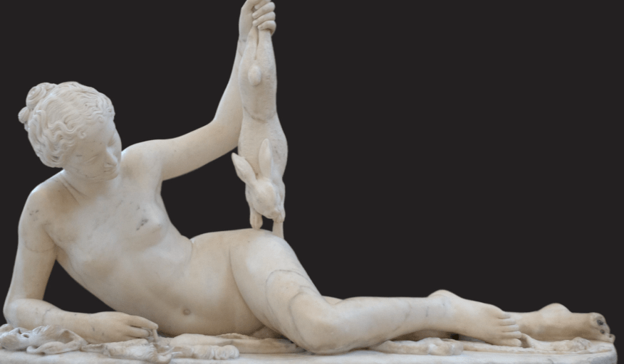 La Scultura del giorno: la Giovane Cacciatrice a riposo di&nbsp;Pradier