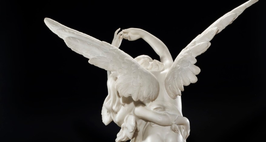 La Scultura del giorno: Amore e Psiche di Cesare&nbsp;Lapini