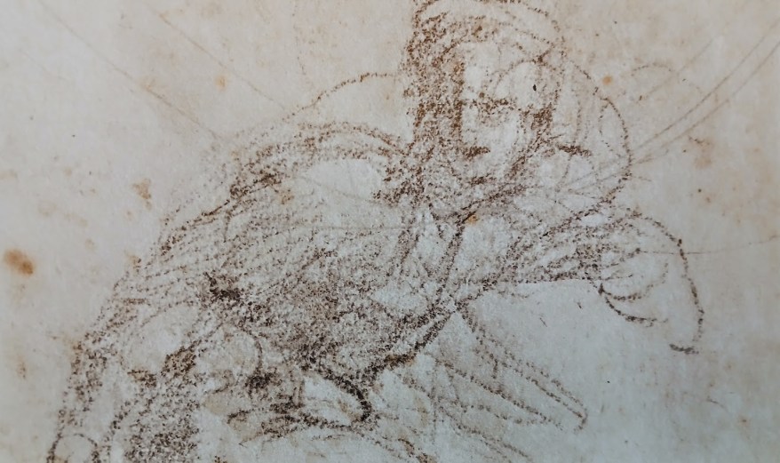 Lo studio di due ignudi per la volta della&nbsp;Sistina