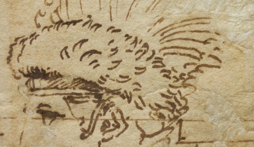 La Testa di Guerriero, con ali di&nbsp;pipistrello