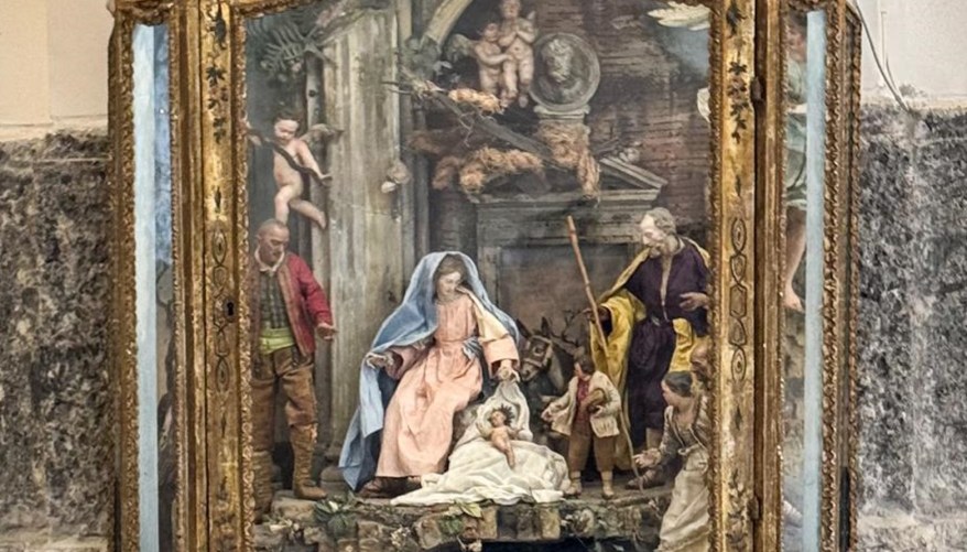 Il presepe con l’angelo attribuito al Sammartino al Mann di&nbsp;Napoli
