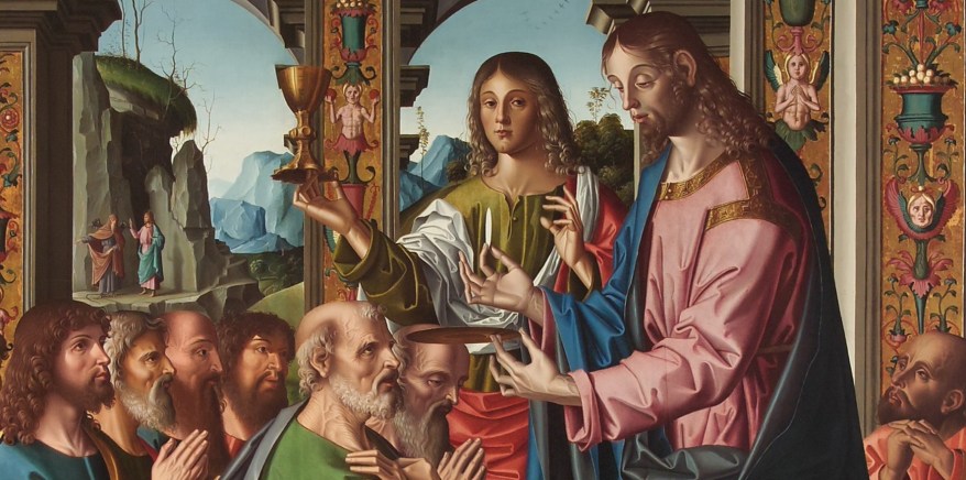 Il dipinto del giorno: la Comunione degli Apostoli del&nbsp;Palmezzano