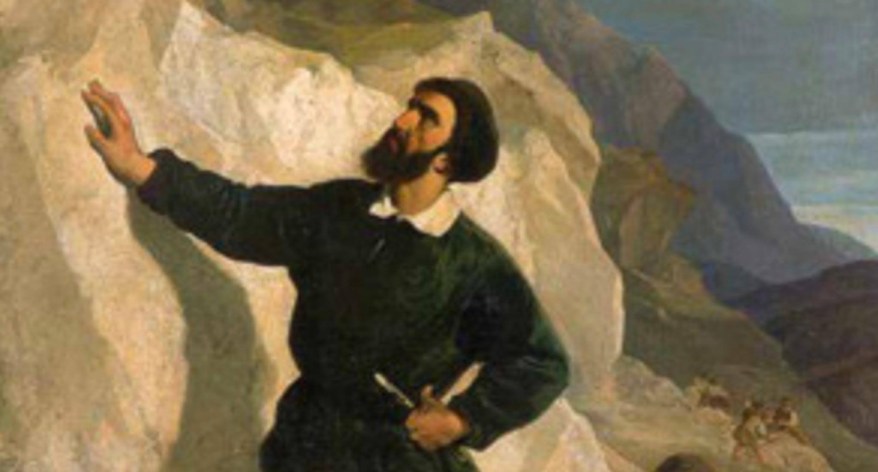 Michelangelo 550: io alle cave dipinto da&nbsp;Puccinelli