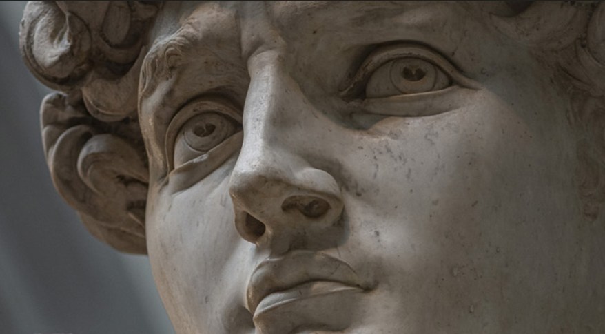 Il David e gli attrezzi che usai per&nbsp;scolpirlo