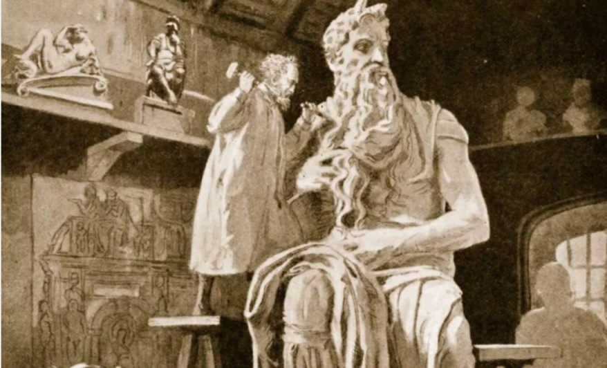 Michelangelo 550: al lavoro sul Mosè con quell’erroraccio