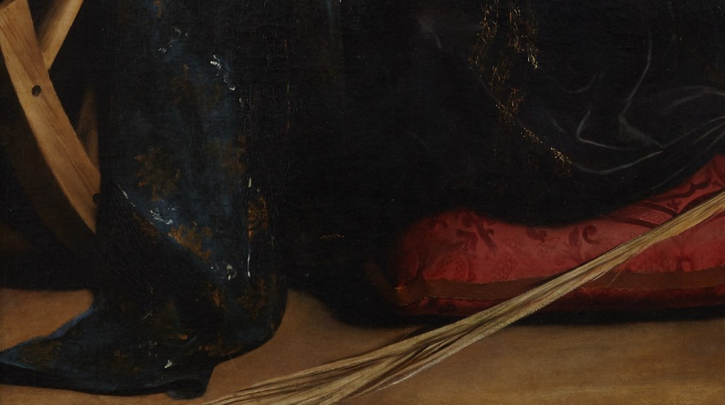 🇮🇹L'opera del giorno che voglio proporvi oggi è la Santa Caterina d'Alessandria: uno straordinario dipinto a olio su tela realizzato da Caravaggio tra il 1598 e il 1599. Abitualmente custodito presso il Museo Thyssen-Bornemisza di Madrid, in questo momento è esposto a Roma nella mostra CARAVAGGIO 2025...
🇬🇧The work of the day that I want to propose to you today is Saint Catherine of Alexandria: an extraordinary oil painting on canvas made by Caravaggio between 1598 and 1599. Usually kept at the Thyssen-Bornemisza Museum in Madrid, it is currently exhibited in Rome in the CARAVAGGIO 2025 exhibition...