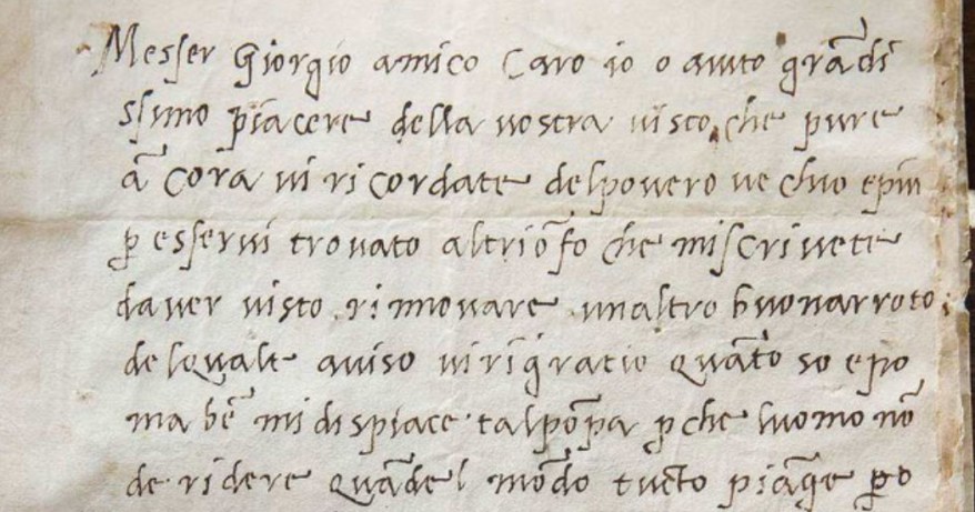 31 marzo 1554: la celebre lettera che scrissi al&nbsp;Vasari