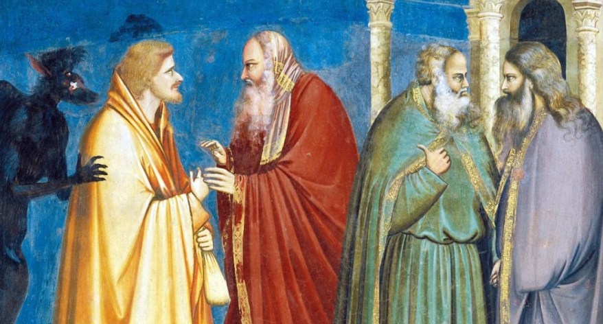 Le opere della Pasqua: il Tradimento di Giuda di&nbsp;Giotto