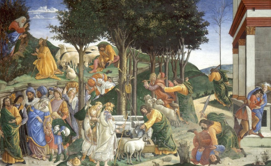 L’opera del giorno: le Prove di Mosè che Botticelli affrescò nella Cappella&nbsp;Sistina