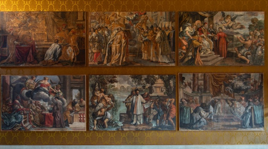 Gallerie Nazionali di Arte Antica: esposti nel Salone di Pietro da Cortona i cartoni con la Vita di Urbano&nbsp;VIII