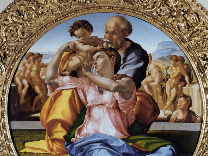 La cornice del Tondo Doni: i misteri, i simboli e le cinque teste&nbsp;scolpite