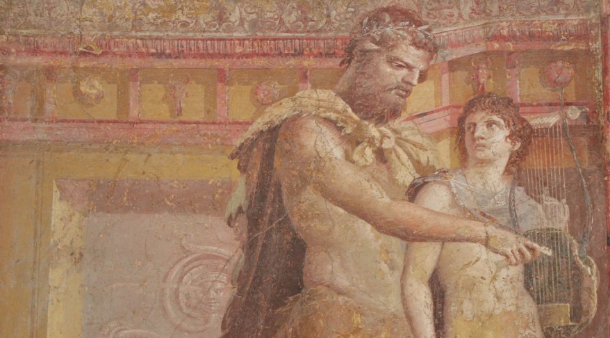 Il dipinto del giorno: Achille e Chirone dalla basilica di&nbsp;Ercolano