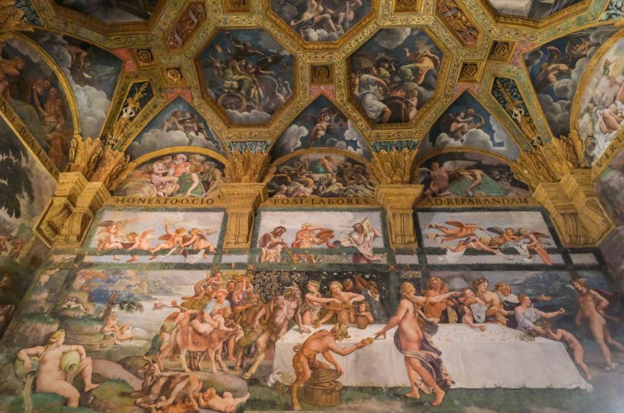Palazzo Te: al via il restauro del soffitto della Camera di Amore e&nbsp;Psiche