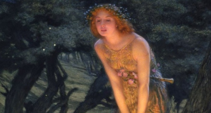 Il dipinto del giorno: Notte di Mezza Estate del preraffaellita Hughes