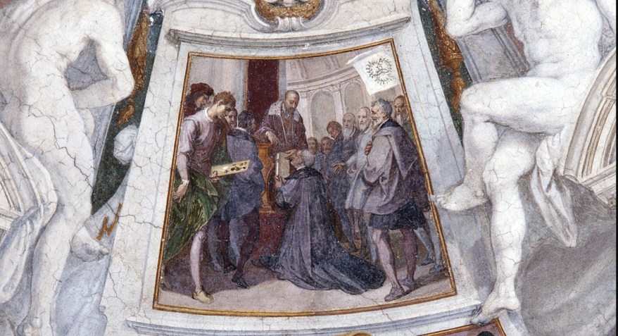 Michelangelo 550: io affrescato dal Pocetti nel loggiato dello Spedale degli&nbsp;Innocenti