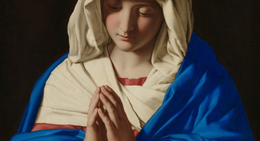 La Vergine in preghiera del Sassoferrato e la scelta del blu lapislazzuli