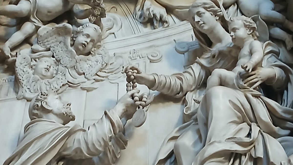 Quando la Vergine consegna il Rosario a San Domenico: un capolavoro barocco del&nbsp;1697