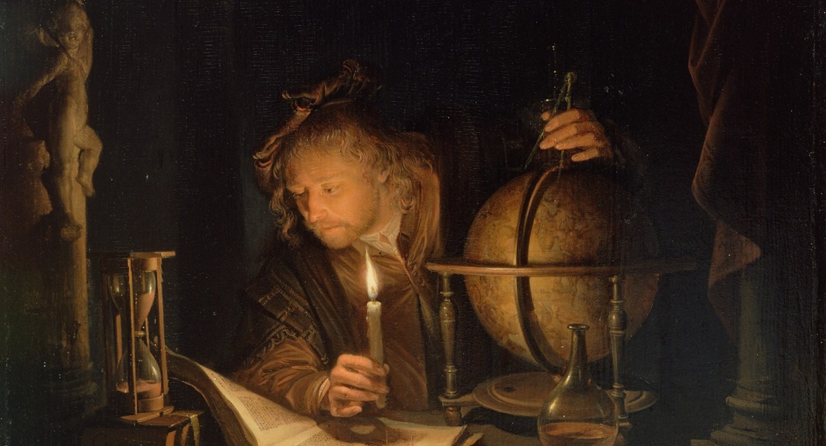 La luce della conoscenza: L’Astronomo alla luce di candela di Gerard&nbsp;Dou