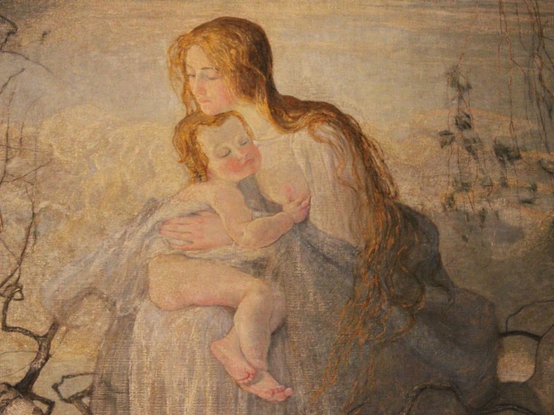 Giovanni Segantini, L’Angelo della Vita: la maternità come visione sospesa tra simbolo e&nbsp;luce