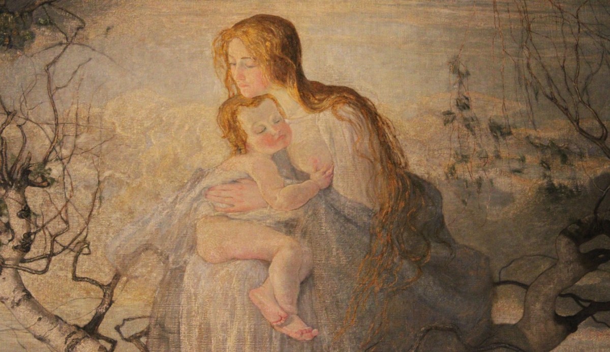 Giovanni Segantini, L’Angelo della Vita: la maternità come visione sospesa tra simbolo e&nbsp;luce