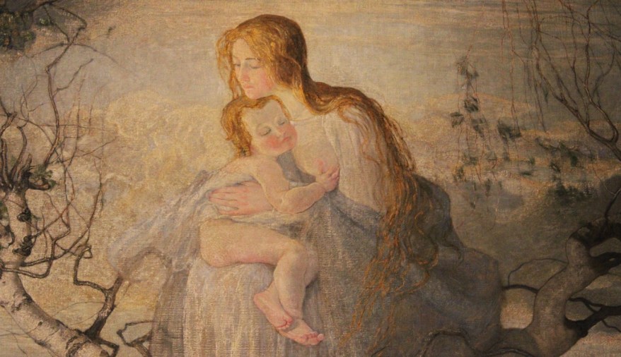 Giovanni Segantini, L’Angelo della Vita: la maternità come visione sospesa tra simbolo e luce