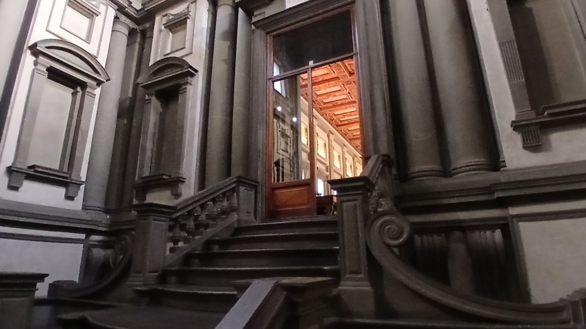 La scala impossibile della Biblioteca Medicea&nbsp;Laurenziana