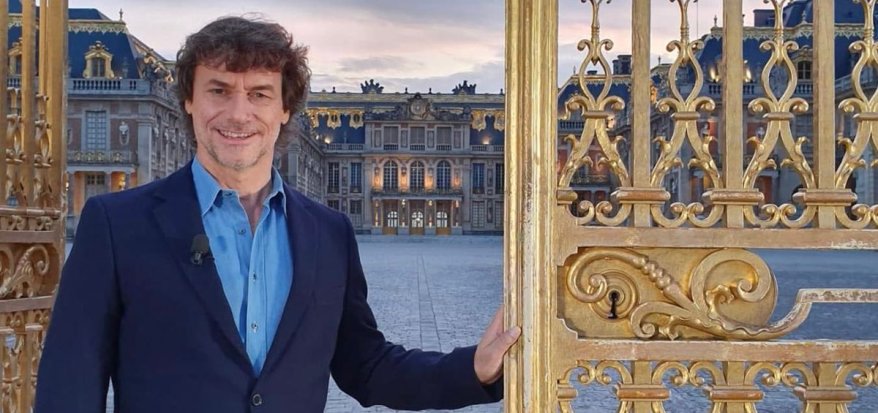 Alberto Angela a Versailles con lo speciale di Ulisse in piano&nbsp;sequenza