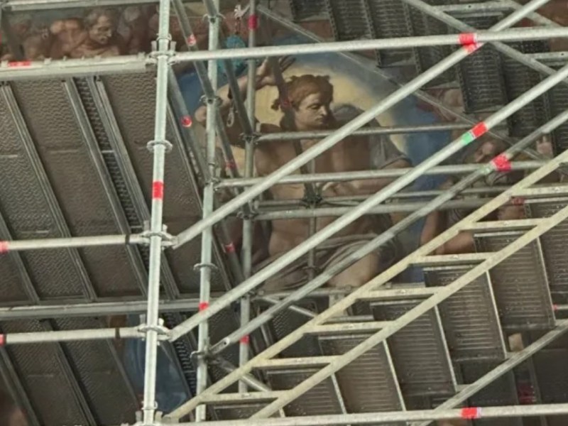 Cappella Sistina: mundator moderni per eliminare il lattato di&nbsp;calcio