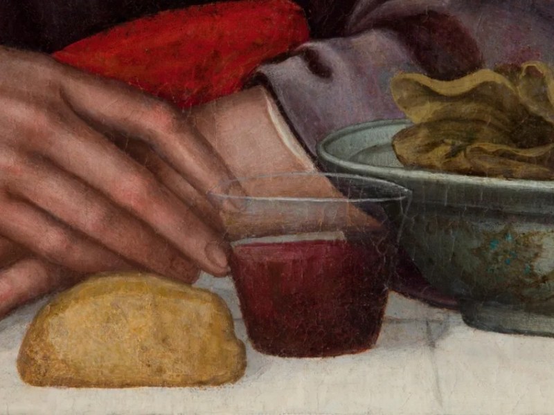 Cosa mangiavano davvero nei dipinti del Rinascimento? Frutta, pane e vino raccontano la tavola del&nbsp;Cinquecento