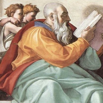 Il Profeta Zaccaria nella Cappella Sistina: la sua visione sopra&nbsp;l’ingresso