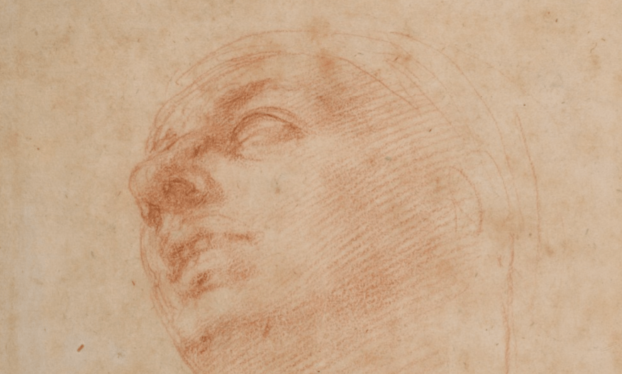 Studio di testa Casa Buonarroti: Madonna del Tondo Doni o&nbsp;Giona?