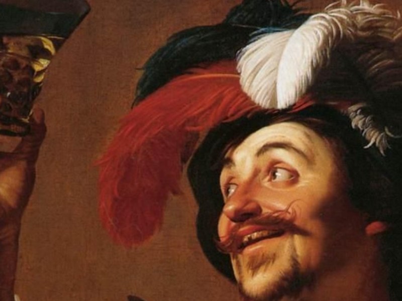 Quel sorriso del violinista felice di Gerrit van&nbsp;Honthorst