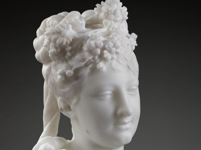 La Primavera di Albert-Ernest Carrier-Belleuse e il marmo che sboccia in&nbsp;fiori
