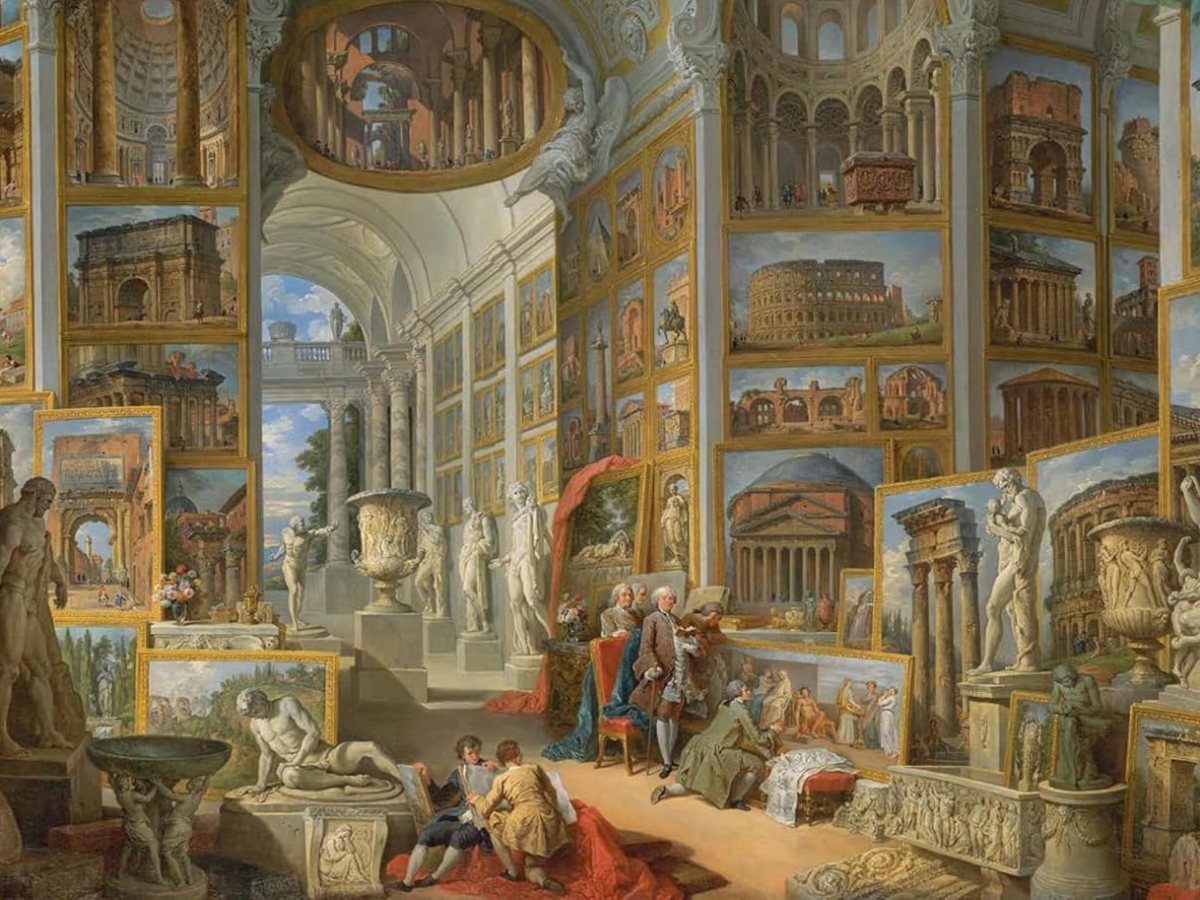 Galleria di vedute di Roma Antica, il capolavoro di Giovanni Paolo Panini che celebra la grandezza eterna di&nbsp;Roma