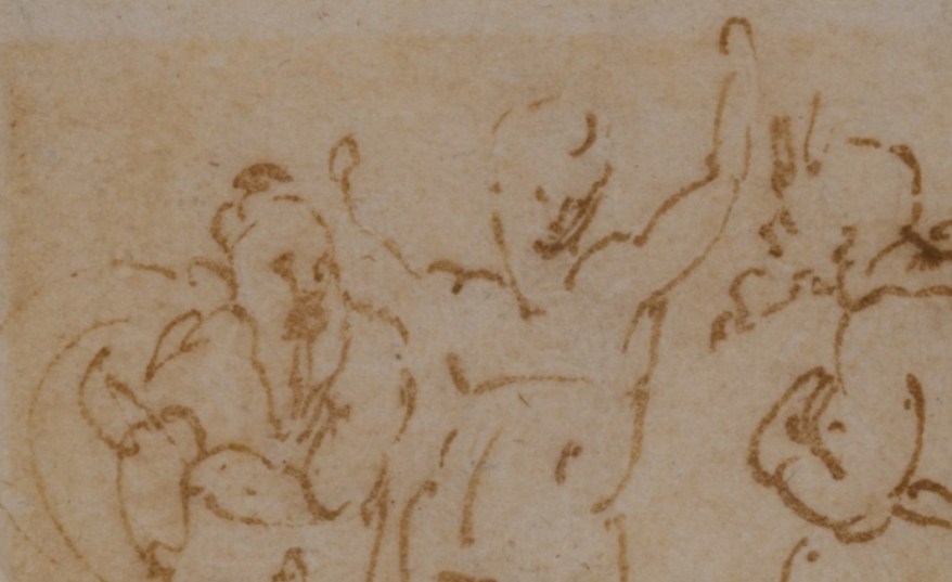Un disegno enigmatico: tre figure virili e&nbsp;un’intuizione