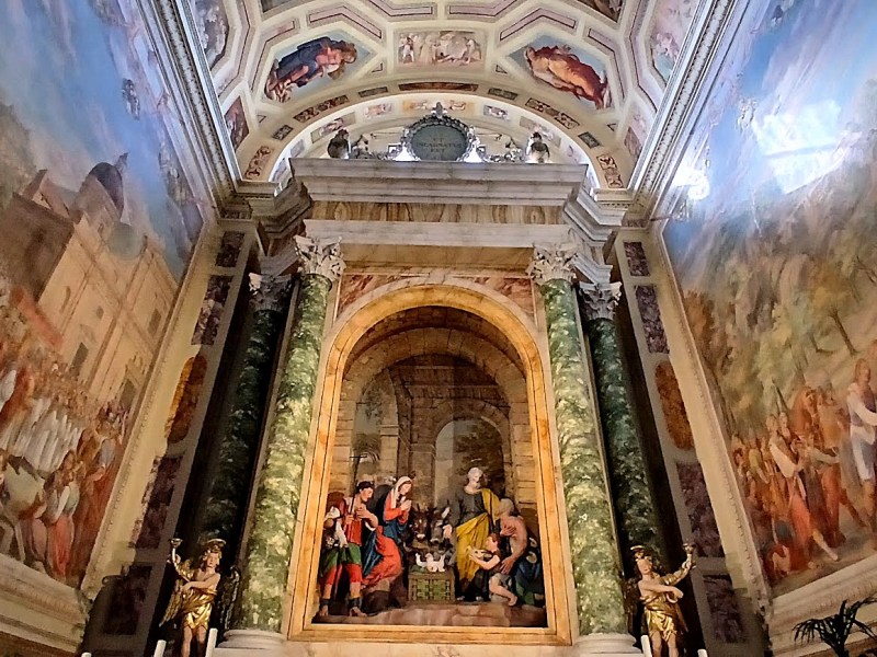 La Cappella del Presepio nella Basilica di Santa Maria degli Angeli in Porziuncola che racconta il Natale di San&nbsp;Francesco