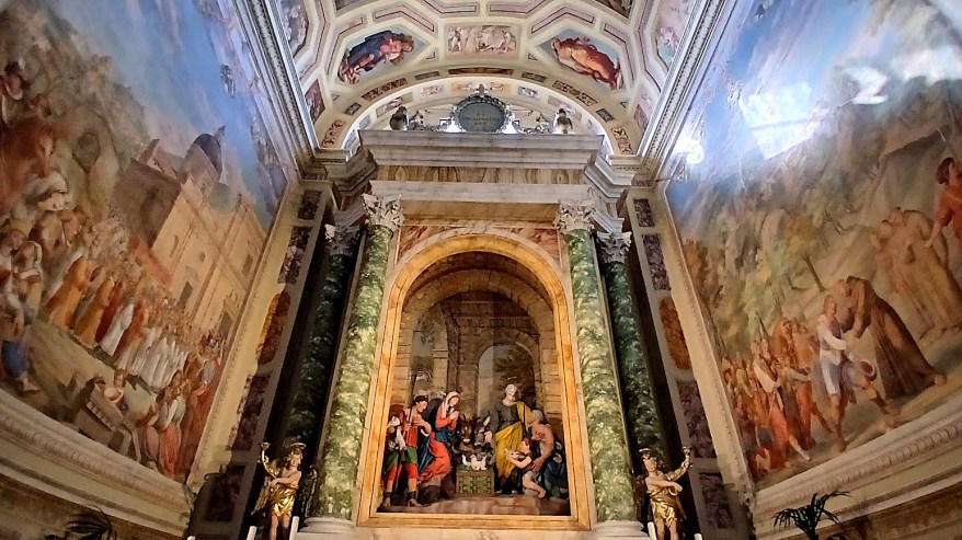 La Cappella del Presepio nella Basilica di Santa Maria degli Angeli in Porziuncola che racconta il Natale di San Francesco