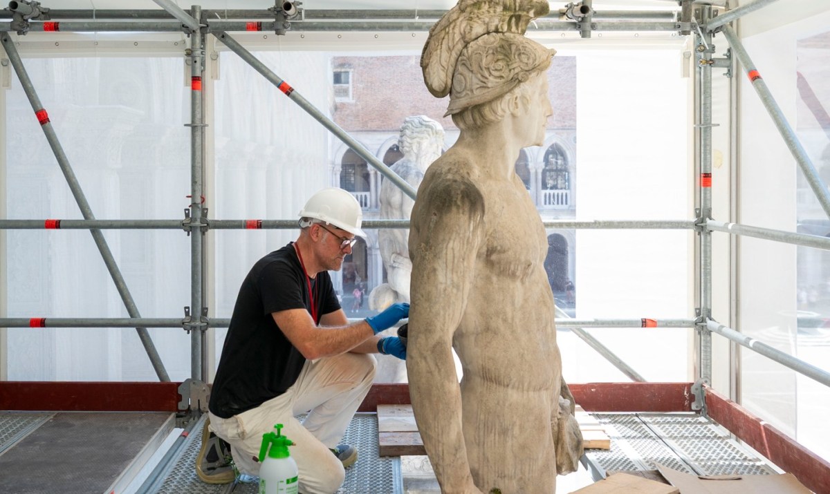 Palazzo Ducale di Venezia, al via il cantiere per il restauro della Scala dei&nbsp;Giganti