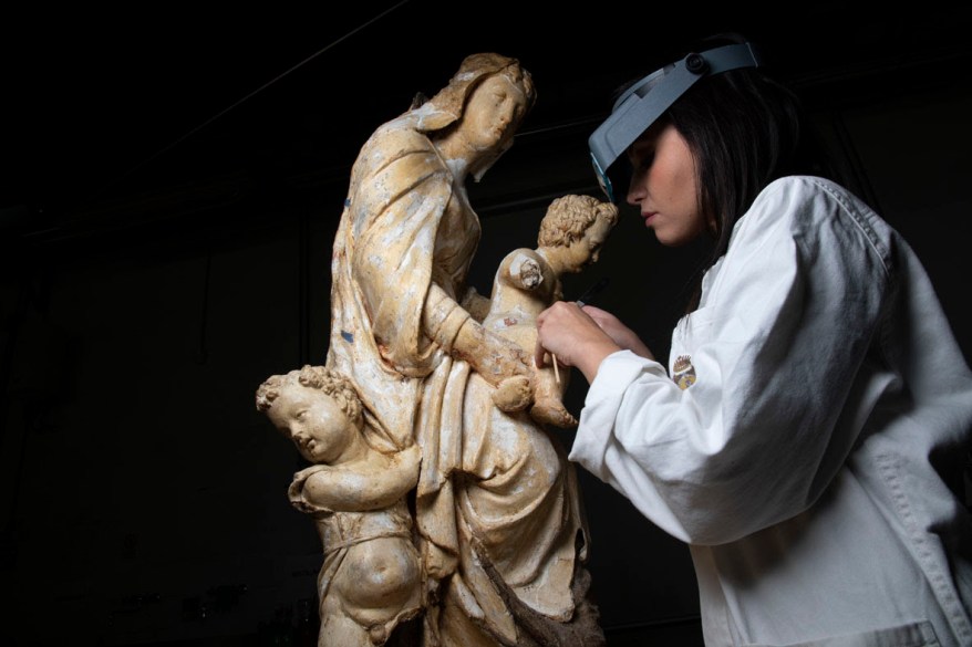 La Madonna delle Muneghette torna alla luce: il restauro del capolavoro di&nbsp;Sansovino