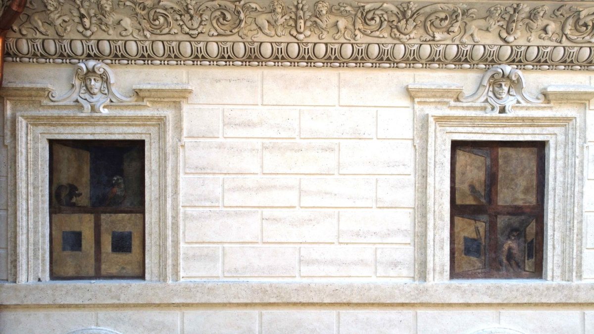 Roma, il restauro di Palazzo Massimo alle Colonne svela sorprendenti&nbsp;trompe-l’œil