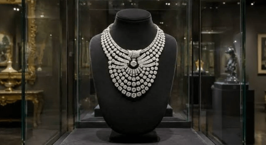 Rubata a Vienna la collana della regina Nazli: 673 diamanti e oltre 200 carati, caccia ai due ladri