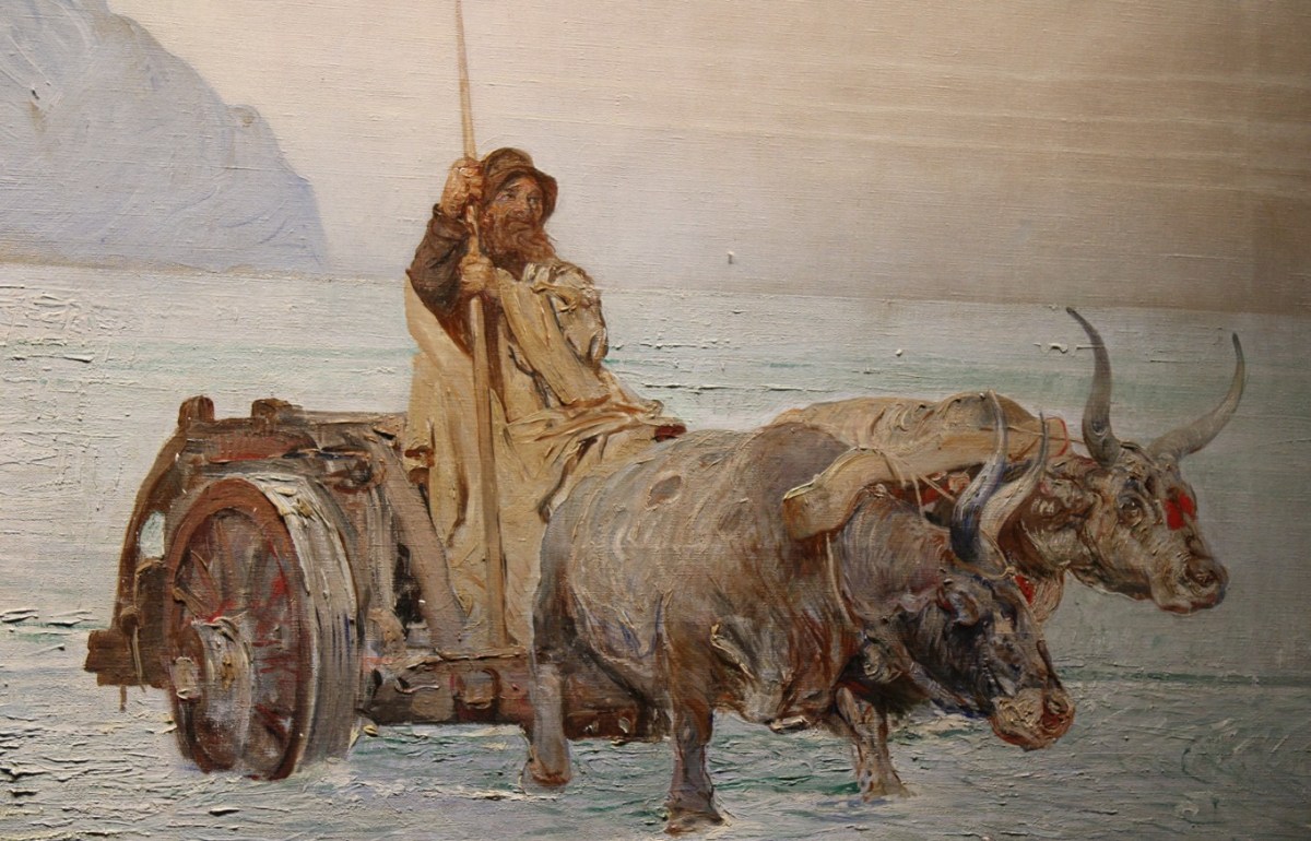 Alba nel paese di Circe: il grande dipinto di Giulio Aristide Sartorio che porta il mito sulla&nbsp;spiaggia